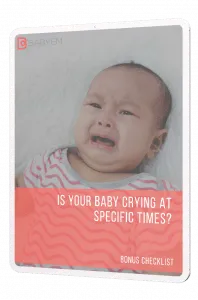 Image of a baby with reflux