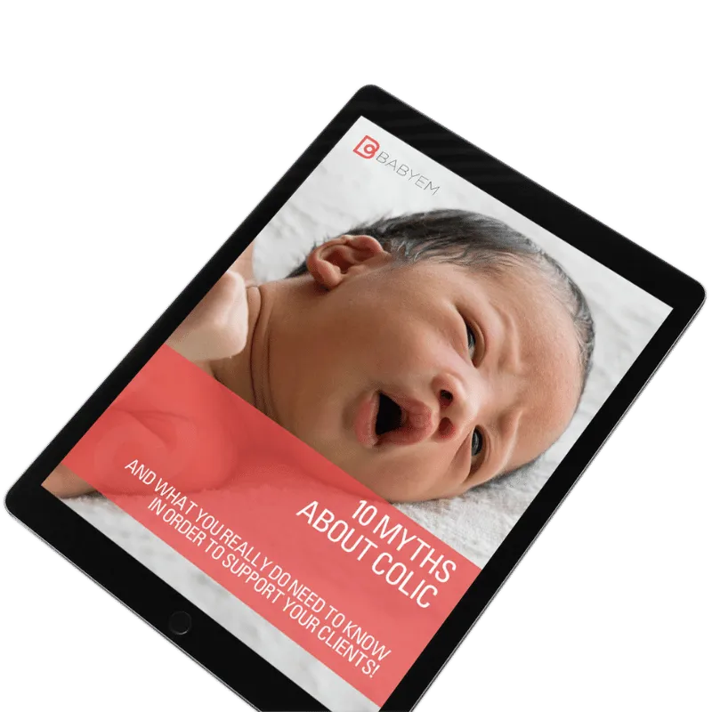 The 10 Myths About Colic guide from Babyem