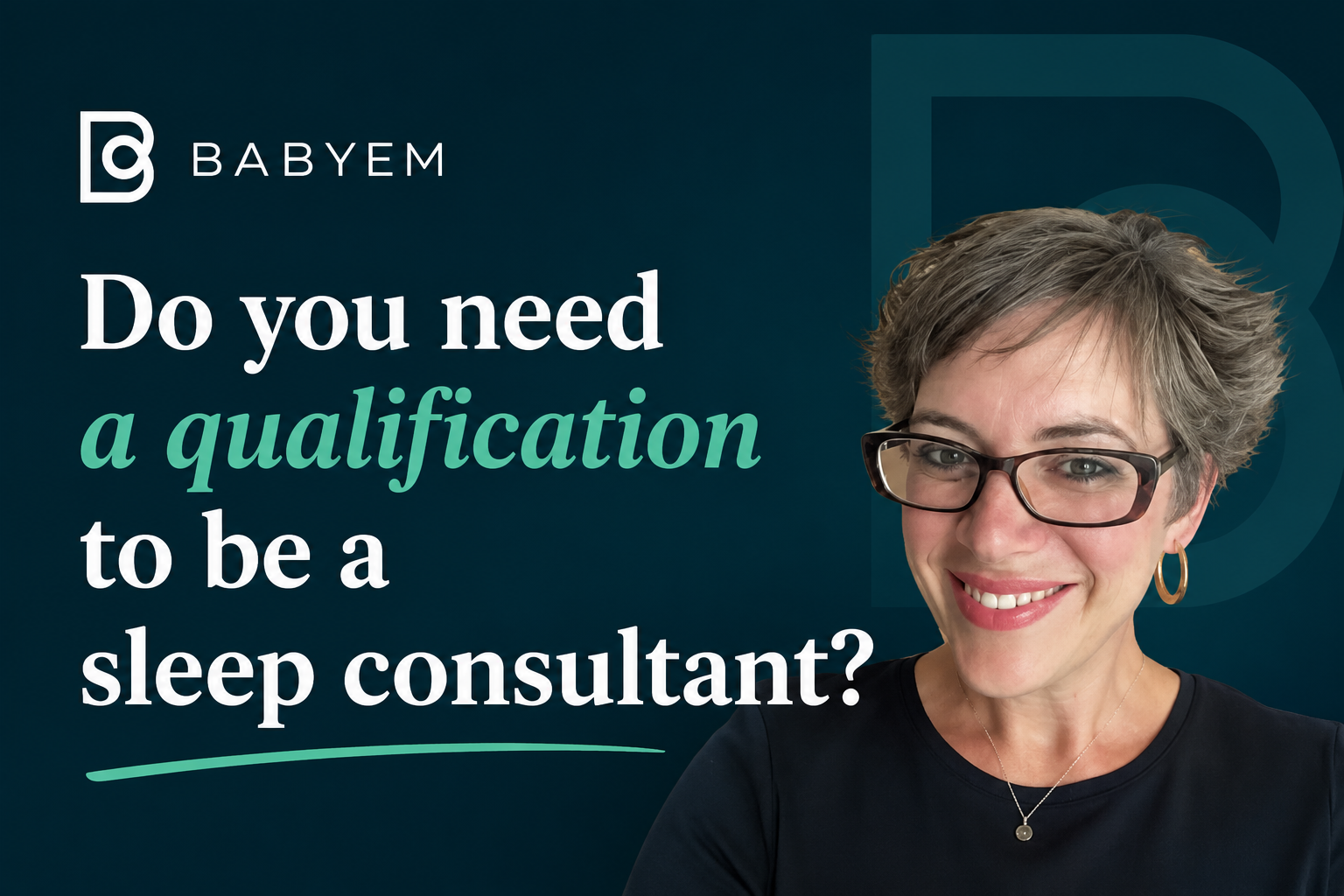 Do you need a qualification to be a sleep consultant?